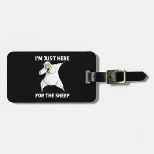 Cute Sheep Bagagelabel