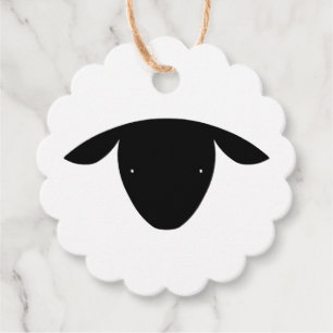 Cute Sheep Bedankjes Labels