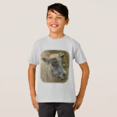 Cute Sheep Boerderij Animal T-shirt (Voorkant volledig)
