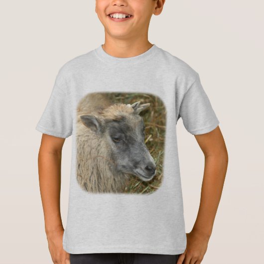 Cute Sheep Boerderij Animal T-shirt (Voorkant)
