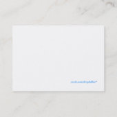 Cute Sheep Children's Calling Card Contactkaartje (Achterkant)