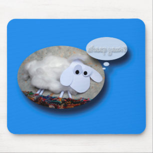 Cute Sheep Chinese Year Zodiac Birthday Mousepad Muismat