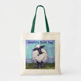 Cute Sheep Custom Book Bag Tote Bag