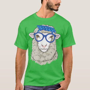 Cute Sheep Farmer Animal Boerderij T-shirt