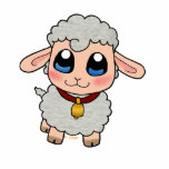 Cute Sheep-fotosculptuur Staand Fotobeeldje<br><div class="desc">joli brebis</div>