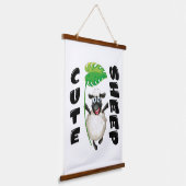 CUTE SHEEP HANGEND WANDKLEED (Gebogen)