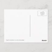 Cute Sheep Holding Love Heart Briefkaarten (Achterkant)