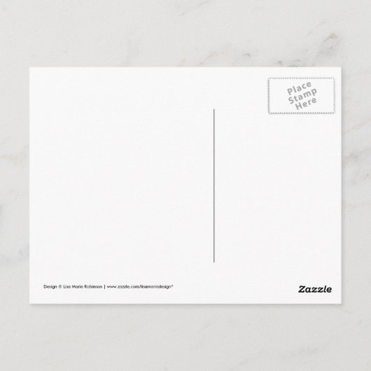 Cute Sheep Holding Love Heart Briefkaarten (Achterkant)