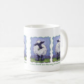 Cute Sheep Ik hou van EWE Mokken (Voorkant rechts)