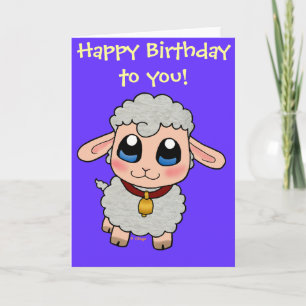 Cute Sheep Kaart