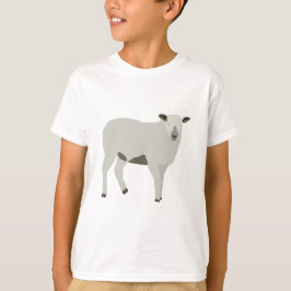 Cute Sheep & Lamb Boerderij Animal Illustration T-shirt