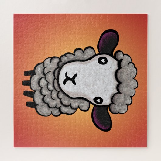 Cute Sheep Legpuzzel (Horizontaal)