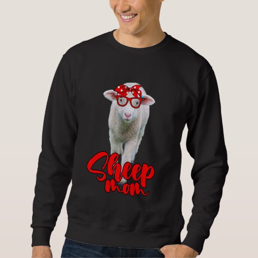 Cute Sheep Ma Farmer Motheru2019s Day Trui (Voorkant)