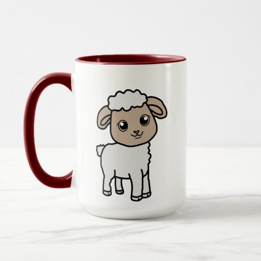 Cute Sheep Mok (Links)