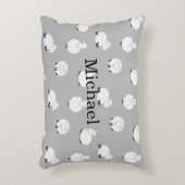 Cute Sheep Name Boy Accent Kussen (Voorkant(Verticaal))