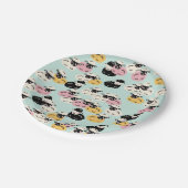 Cute Sheep Paper Borden Papieren Bordje (Gekanteld)