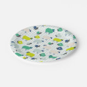 Cute Sheep Paper Borden Papieren Bordje (Gekanteld)