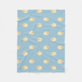 Cute Sheep Pattern Fleece Blanket (Voorkant)