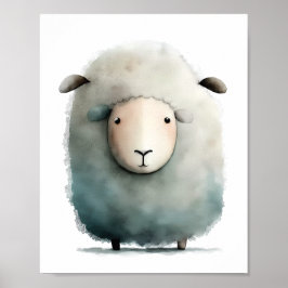 Cute Sheep Print