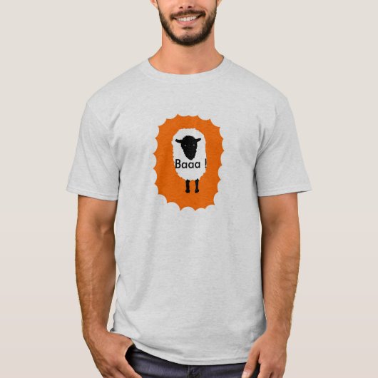 Cute Sheep-shirt T-shirt (Voorkant)