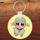 Cute Sheep Sleutelhanger (Voorkant)