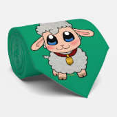 Cute Sheep Stropdas (Opgerold)