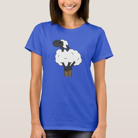 Cute Sheep T-shirt (Voorkant)
