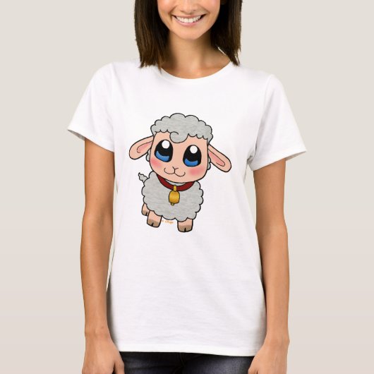 Cute Sheep T-shirt (Voorkant)