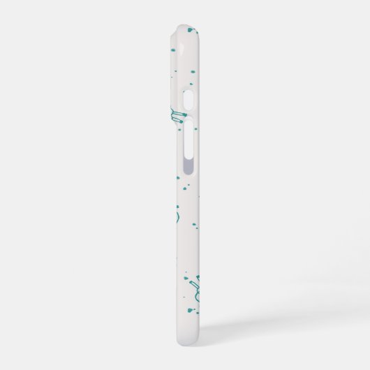 Cute Sheep – Whimsical Seamless Pattern iPhone Hoesje (Linkerkant)