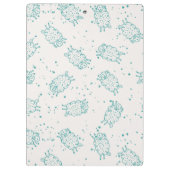 Cute Sheep – Whimsical Seamless Pattern Klembord (Achterkant)