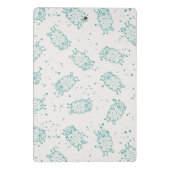 Cute Sheep – Whimsical Seamless Pattern Mini Klembord (Achterkant)