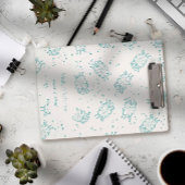 Cute Sheep – Whimsical Seamless Pattern Mini Klembord