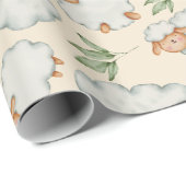 Cute Sheep Wrapping Paper Cadeaupapier (Rol Hoek)