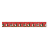 Cute Sheltie kerst Merry Grosgrain Lint (Voorkant)