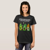 Cute Shenanigans Coordinator St Patricks Day Gnome T-shirt (Voorkant volledig)