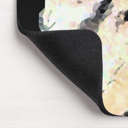 Cute Shepherd Husky Dog Portrait Muismat (Hoek)