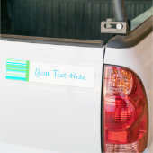Cute Sherbert Collectie Bumpersticker (Op Truck)