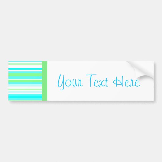 Cute Sherbert Collectie Bumpersticker (Voorkant)