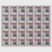 Cute Shetland Sheepdog Puppy Gift Wrapping Paper Cadeaupapier (Vlak)