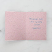 Cute Shetland Sheepdog Puppy Valentijnsdag Kaart (Binnen)