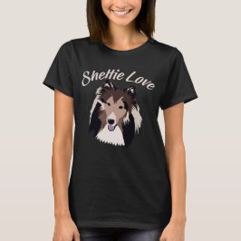 Cute Shetland Sheepdog T Shirt Sheltie Love T-shir