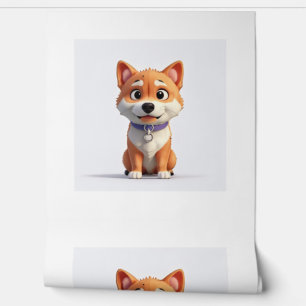 Cute Shiba Inu Behang