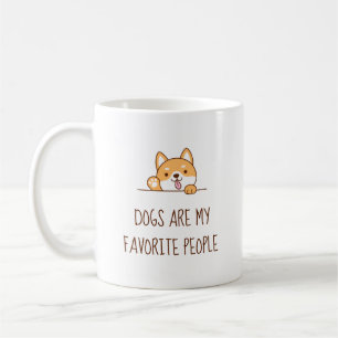 Cute Shiba Inu Corgi Dog Peking boven Citaat Koffiemok