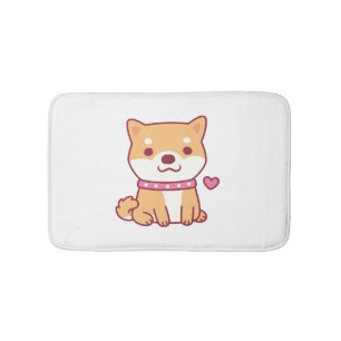 Cute Shiba Inu Dog Badmat