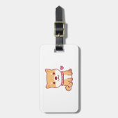 Cute Shiba Inu Dog Bagagelabel (Voorkant verticaal)