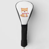 Cute Shiba Inu Dog Golfheadcover (Voorkant)
