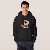 Cute Shiba Inu Dog Hoodie (Voorkant volledig)