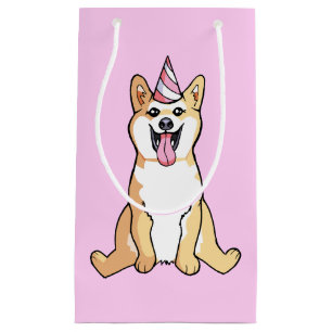Cute Shiba Inu Dog Party Pet Draft Gift Bag Klein Cadeauzakje