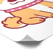 Cute Shiba Inu Dog Poster (Hoek)