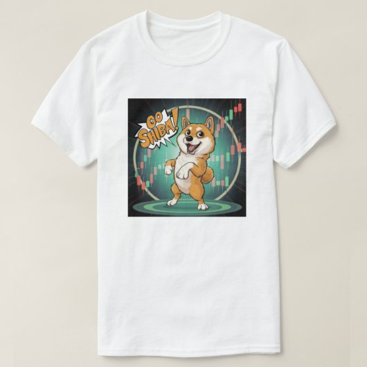 Cute Shiba Inu Dog T-shirt (Design voorkant)